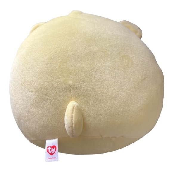 TY Fantasy Flight Games Squish a Boo Bear Buttercup Plush Adorable Yellow 8”Tall - Picture 2 of 4